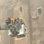 Roma8217daki Tarihi Kulede Restorasyon Calismalari Esnasinda Cokme Riski