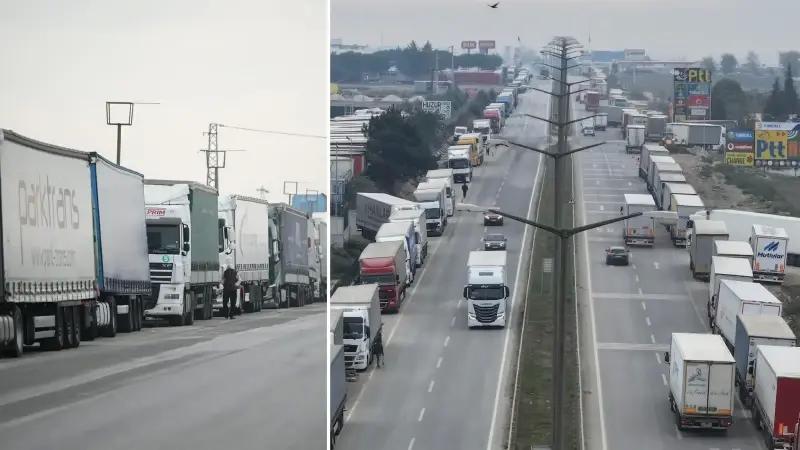 Sınır Kapısında Yoğunluk ve Uzayan Araç Kuyrukları
