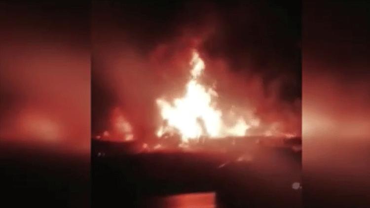 Şiraz'da LPG Atölyesinde Meydana Gelen Patlama ve Yangın Olayı