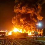 Siraz8217daki LPG Atolyesinde Buyuk Yangin ve Patlamalar Kameralara Yansidi