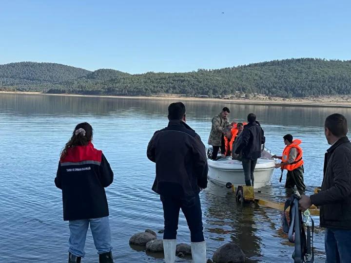 Su Ürünleri Koruma Çalışmaları Seben Göleti'nde Hız Kesmeden Sürüyor