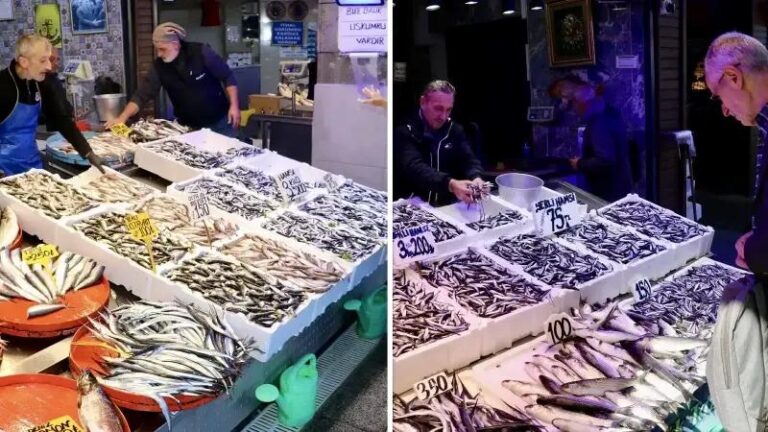 Trabzonda Balik Pazarinda Hamsi ve Diger Baliklarin Guncel Fiyatlari