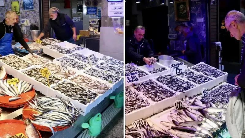 Trabzonda Balik Pazarinda Hamsi ve Diger Baliklarin Guncel Fiyatlari