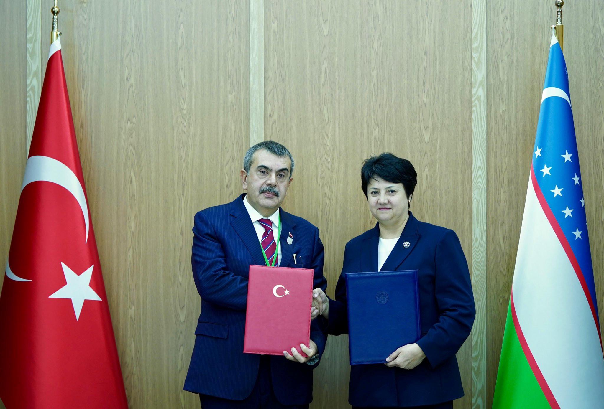 Turkiye ve Ozbekistan Egitim Isbirliginde Yeni Adimlar Atildi