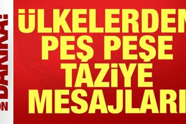 Türkiye’yi Sarsan Kaza: Askeri Kargo Uçağı Kazası Sonrası Dünyadan Taziye Mesajları