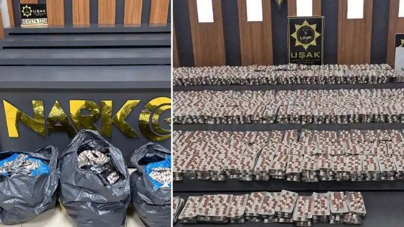 Uşak’ta Narkotik Operasyonlarıyla Uyuşturucu Ticareti Çökertildi