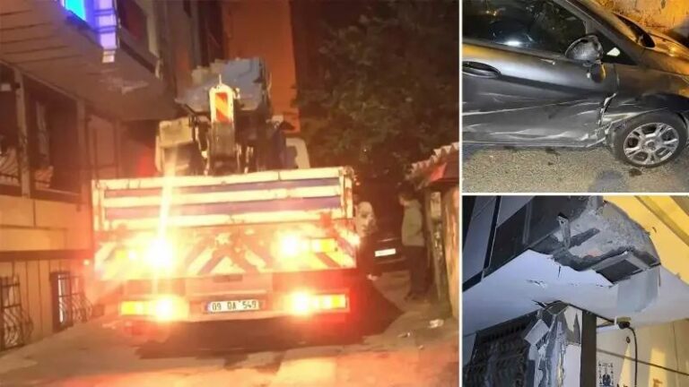 Vinc Kazasiyla Sokaga Dokulen Panik ve Hasar Incelemesi