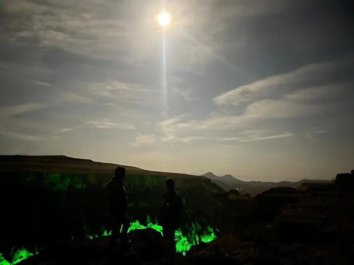 Yeşilhisar'da Muhteşem Süper Ay Manzarası Büyük İlgi Gördü