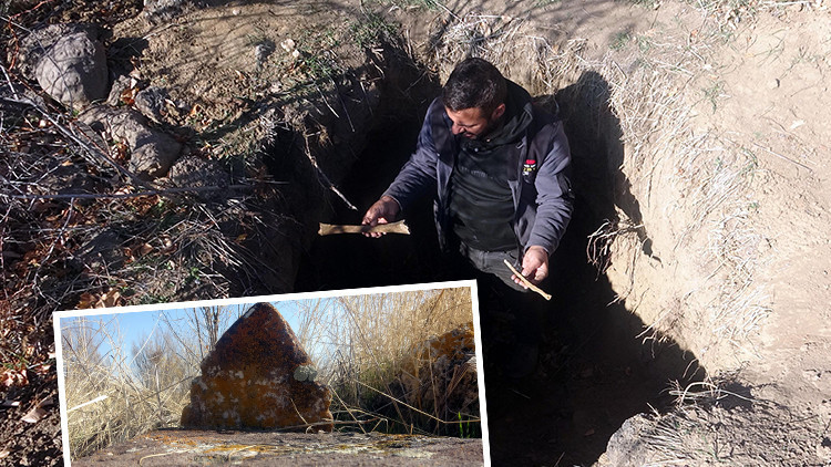 Defineciler Van’da Tarihi Mezarlığı Talan Etti