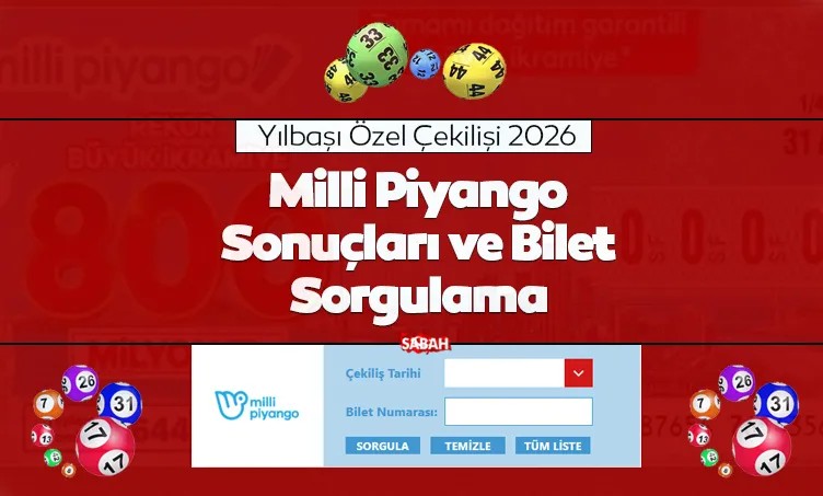 Milli Piyango Sonuçları 2026 Bilet Sorgulama Ekranı AçıldıYılbaşı Özel Çekilişi Başladı: Amorti, Teselli ve Tüm İkramiye Kazanan Numaralar Belli Oluyor
