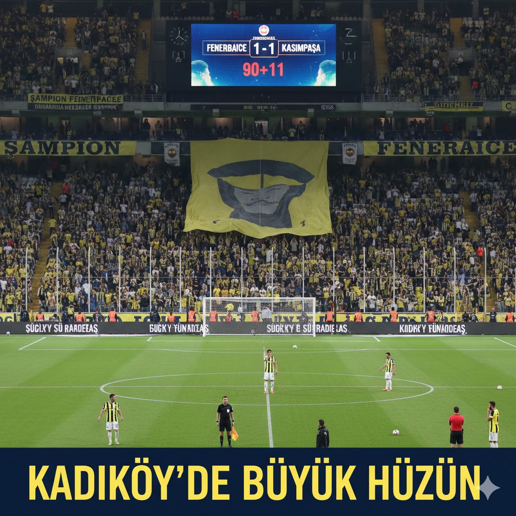 Fenerbahçe Kasımpaşa Maçı: Kadıköy’de 90+11 Şoku (1-1)