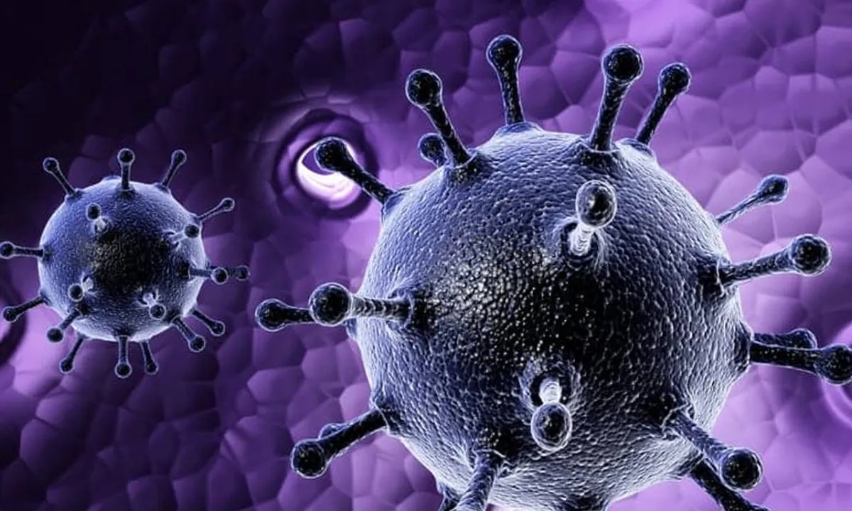 Grip belirtileri gösteren bir kişi